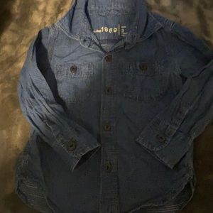 kids toddlers boys Shirt Brand baby gap size 3 years denim